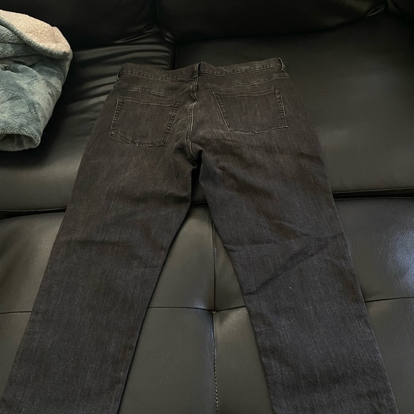 Skinny Fit Faded Black Jeans US 32/32 - Picture 1 of 4